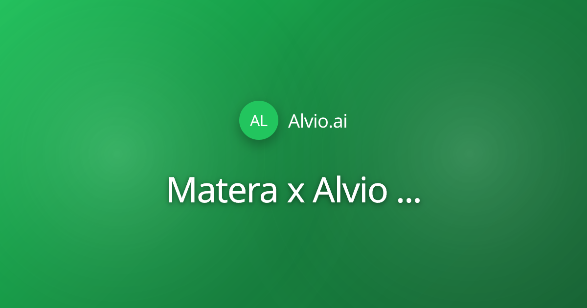 Matera x Alvio : absorber 3 000 leads/mois sur WhatsApp sans perdre la personnalisation