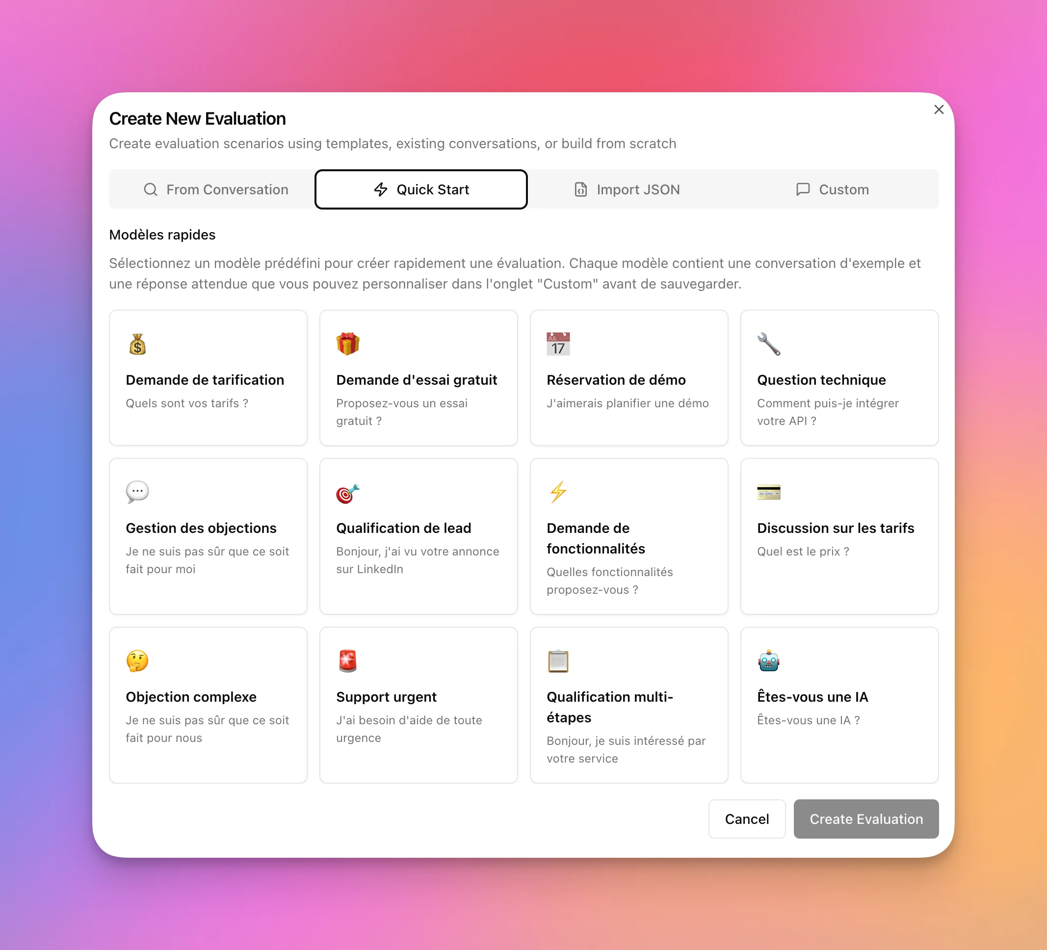 Changelog - Janvier 2026 : Évaluations, Slack et stabilité