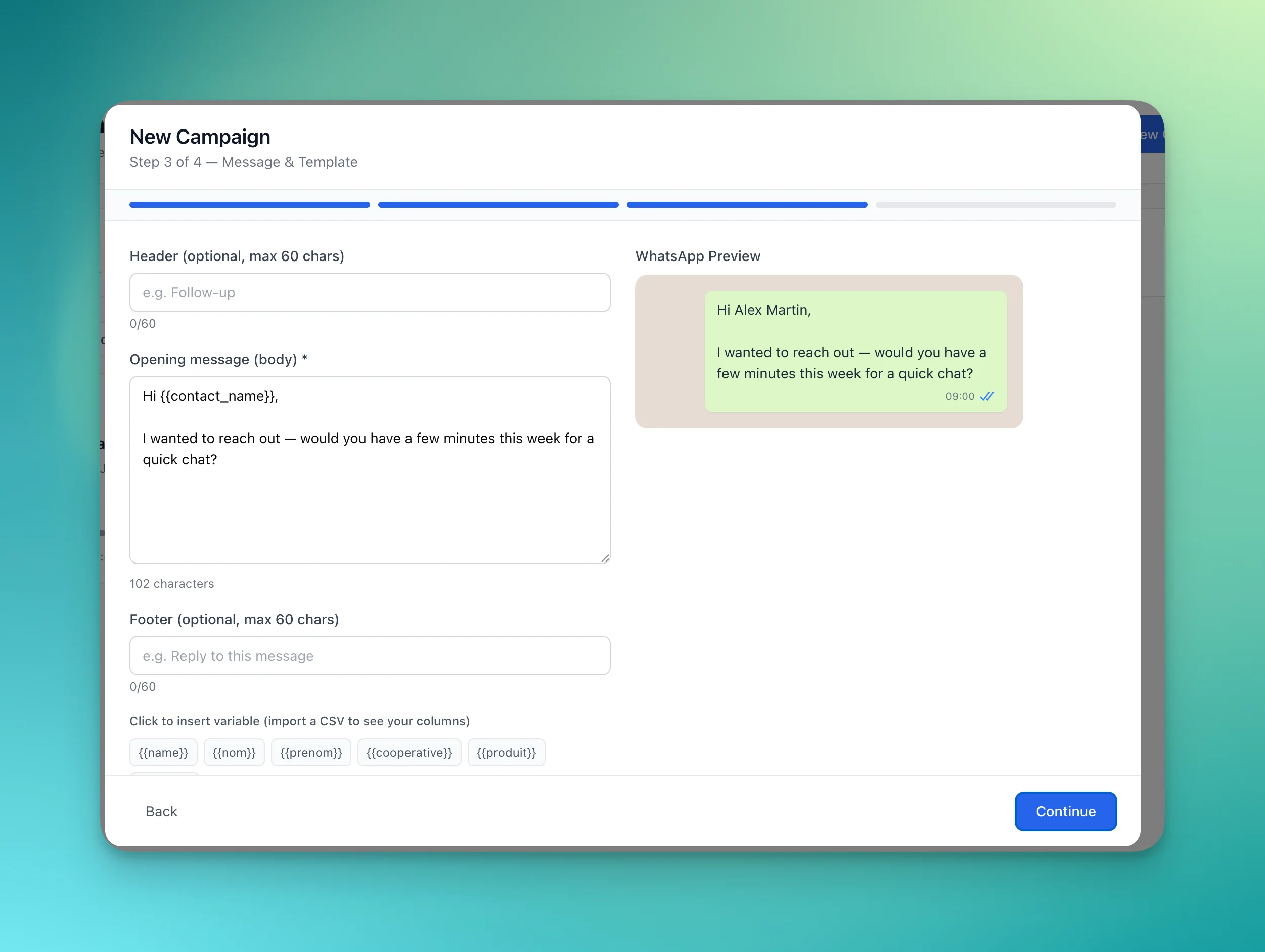 Changelog - Février 2026 : Campagnes, Analytics IA et gestion d'équipe